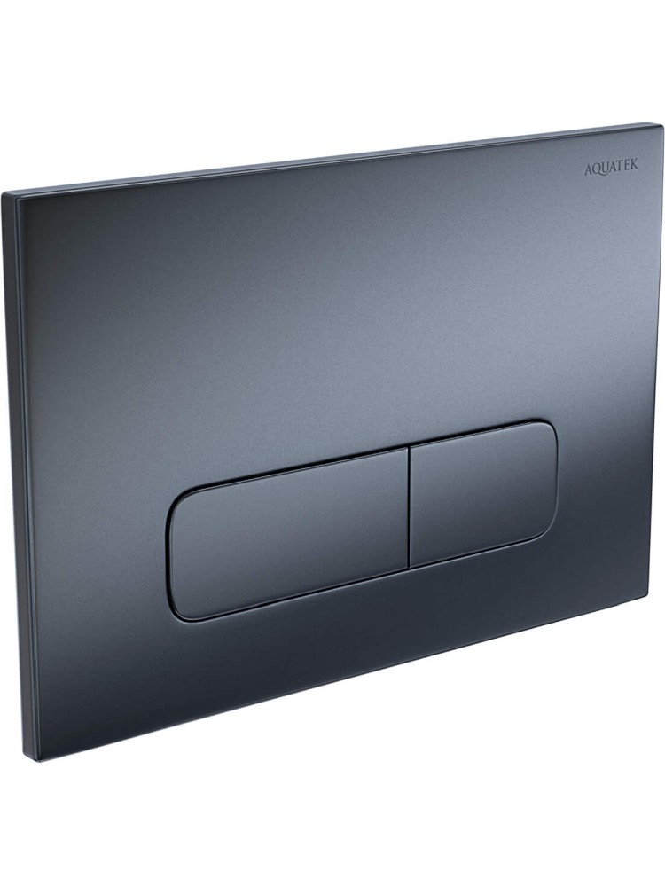 Панель смыва Tops Pneumo S прямоугольные клавиши оружейная сталь матовая PNS-0000009