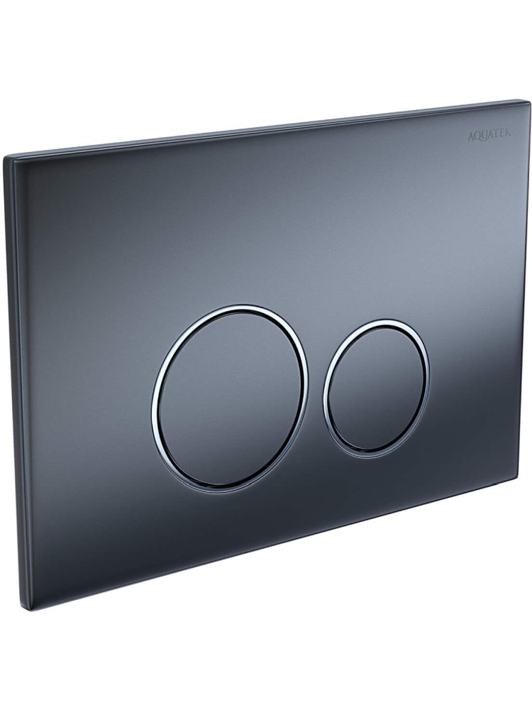 Панель смыва Tops Pneumo S круглые клавиши оружейная сталь матовая PNS-0000014