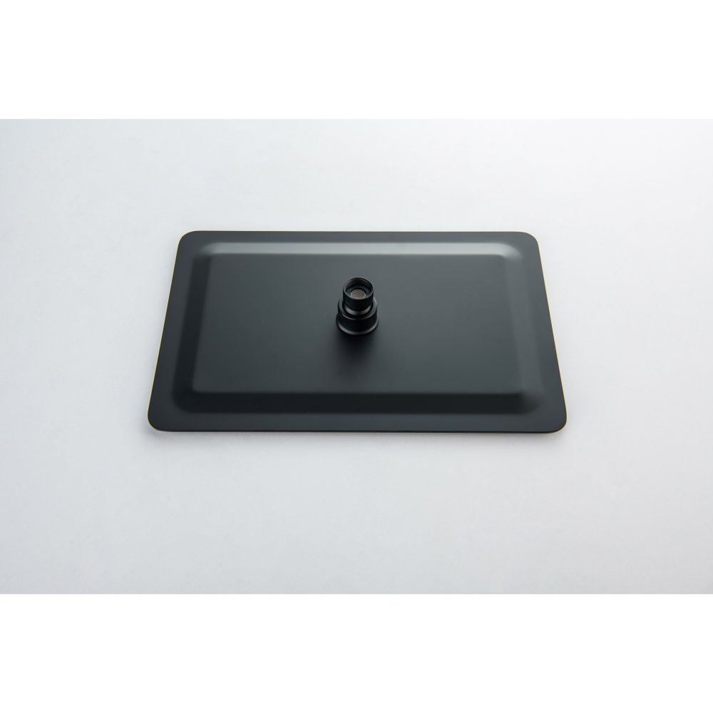 Душевая система Aquanet Либра AQ2640MB со смесителем для ванны 300х200 мм матовый черный AQ2640MB