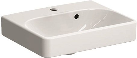 Раковина Geberit Smyle Square 45х36 см с отверстием под смеситель 500.222.01.1