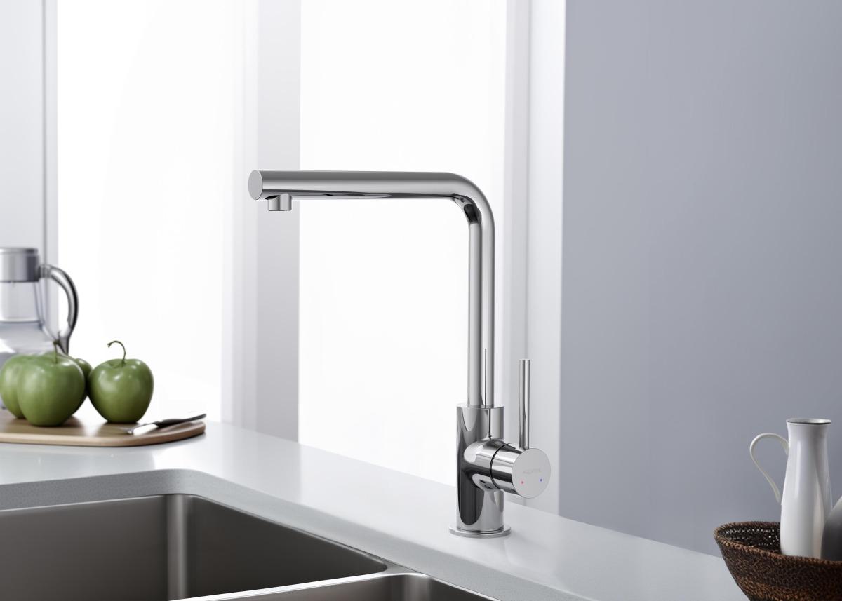 Смеситель для кухни Aquanet Европа хром AQ1380CR