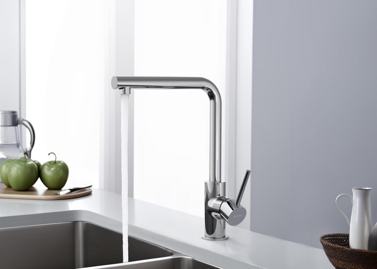 Смеситель для кухни Aquanet Европа хром AQ1380CR