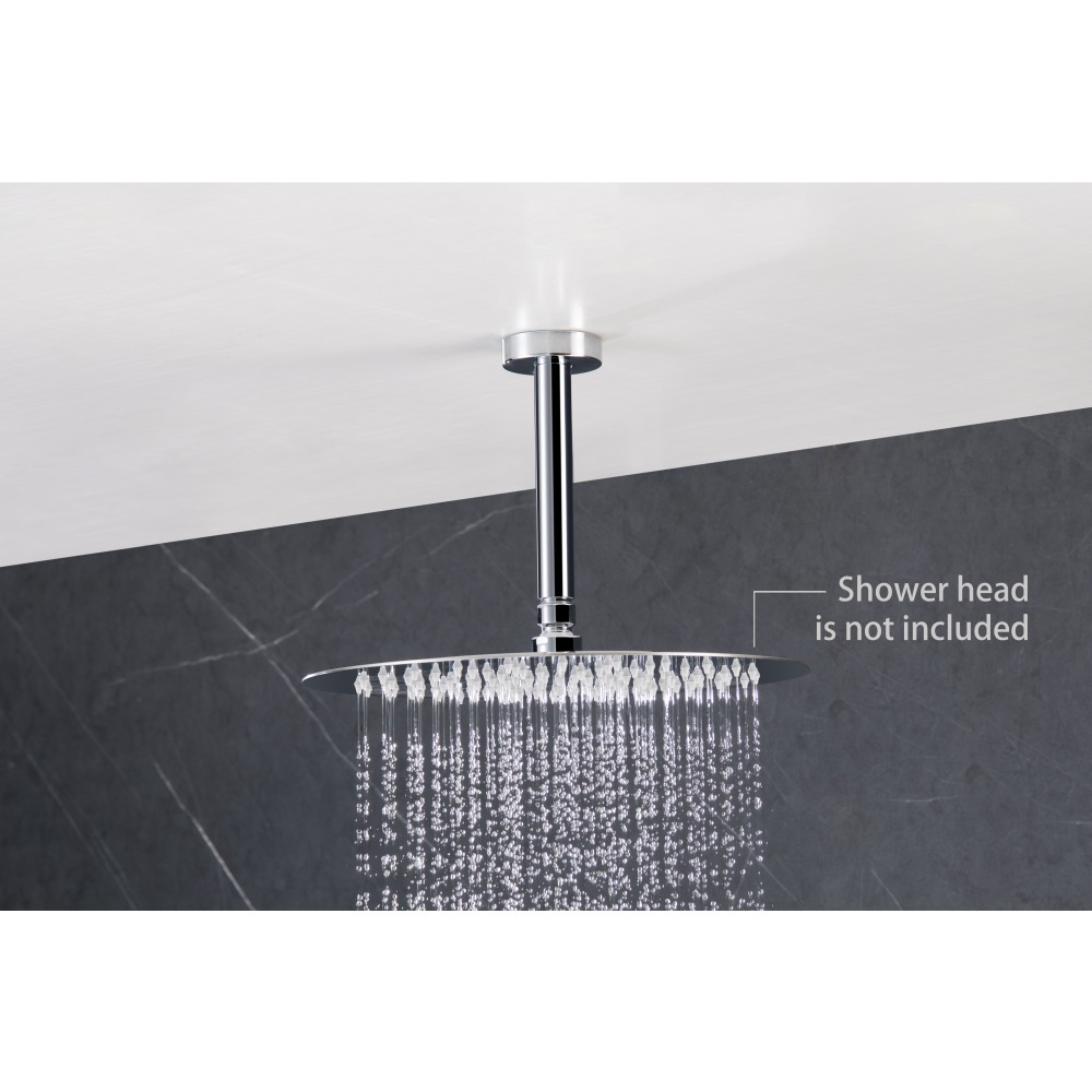 Держатель верхнего душа потолочный Aquanet 150 мм хром AQ2171CR