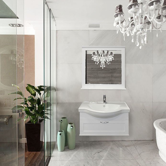 Умывальник VitrA Classic Luxe 80 Белый WB.FN/Classic/80-C/WHT.G/S1