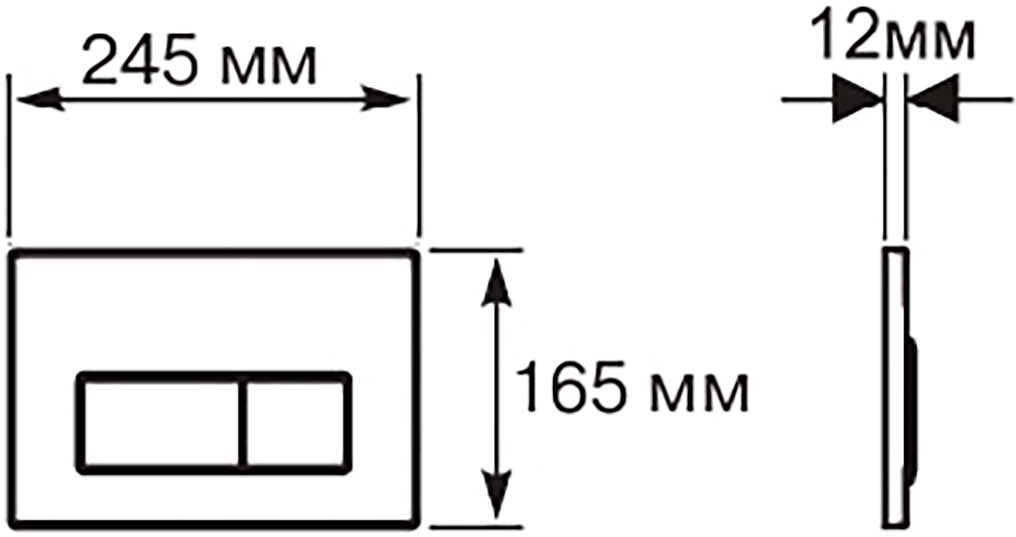 Комплект инсталляции 4 в 1 Aquatek Поларис (рама Standard, унитаз AQ0700-00, сиденье soft-close, панель KDI-0000034) ПОЛАРИС-034