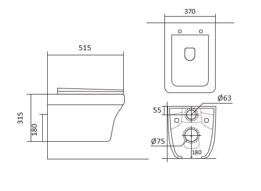 Комплект инсталляции AQUATEK АМАДЕО (рама INS-0000012, крепление KKI-0000002, унитаз AQ1163-00) KKI2