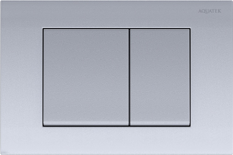 Панель смыва Aquatek Хром матовая квадратные клавиши KDI-0000011
