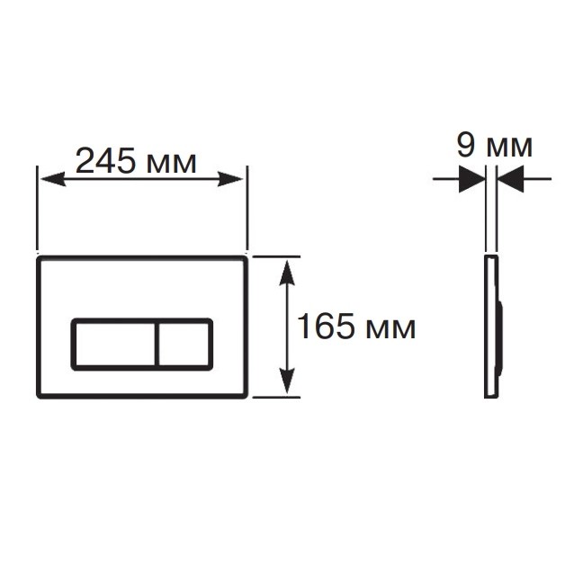 Комплект инсталляции 4 в 1 AQUATEK МИЯ-MB-025 (рама INS-0000020, крепеж KKI-0000002, клавиша KDI-0000025, унитаз AQ2004-MB soft-close) INS-0000020/KKI-0000002/KDI-0000025/AQ2004-MB