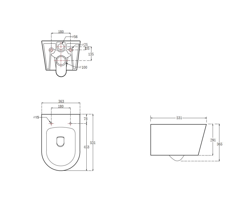 Комплект инсталляции AQUATEK ОБЕРОН T (рама INS-0000012, унитаз AQ1365T-00 soft-close) INS-0000012/AQ1365T-00