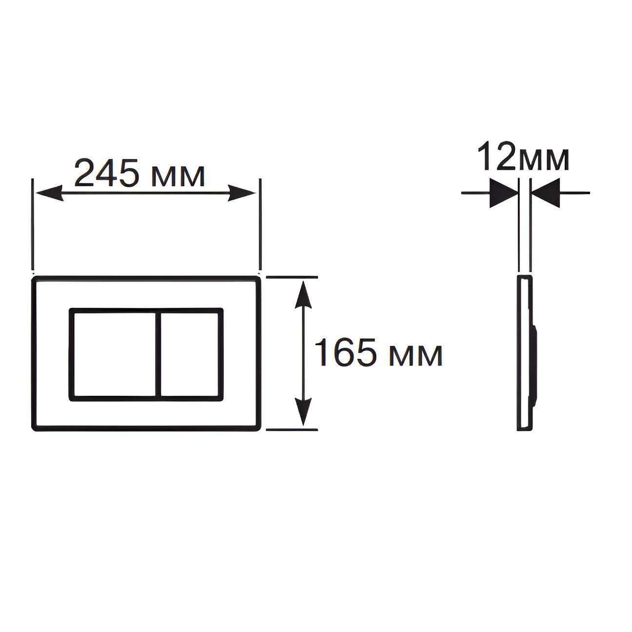 Комплект инсталляции 4 в 1 AQUATEK Альтаир (рама Standard INS-0000012, кнопка KDI-0000009, унитаз AQ1980-00) cm-009