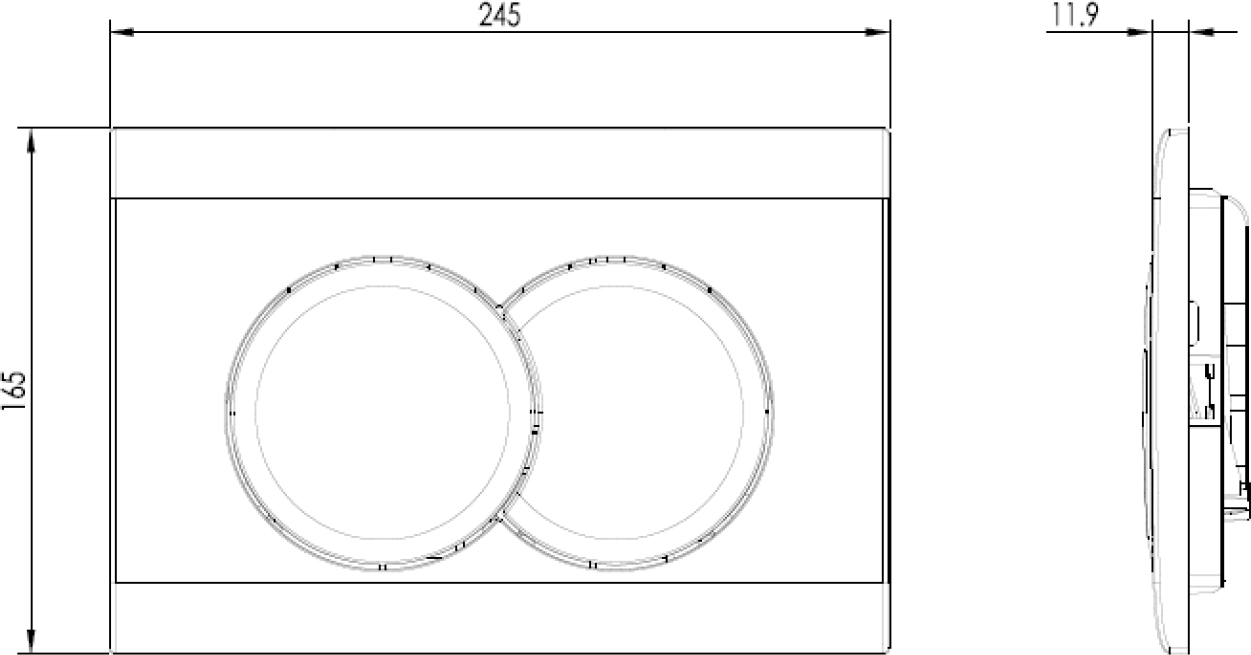 Комплект унитаз с инсталляцией Jacob Delafon Struktura сиденье микролифт клавиша хром EDE103-00