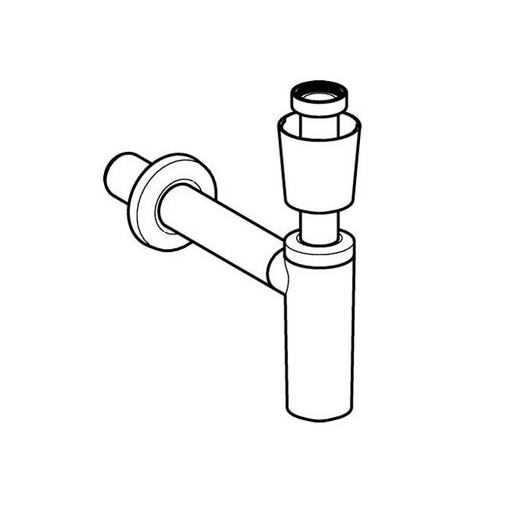 Сифон для раковины Geberit 32 мм белый 151.034.11.1