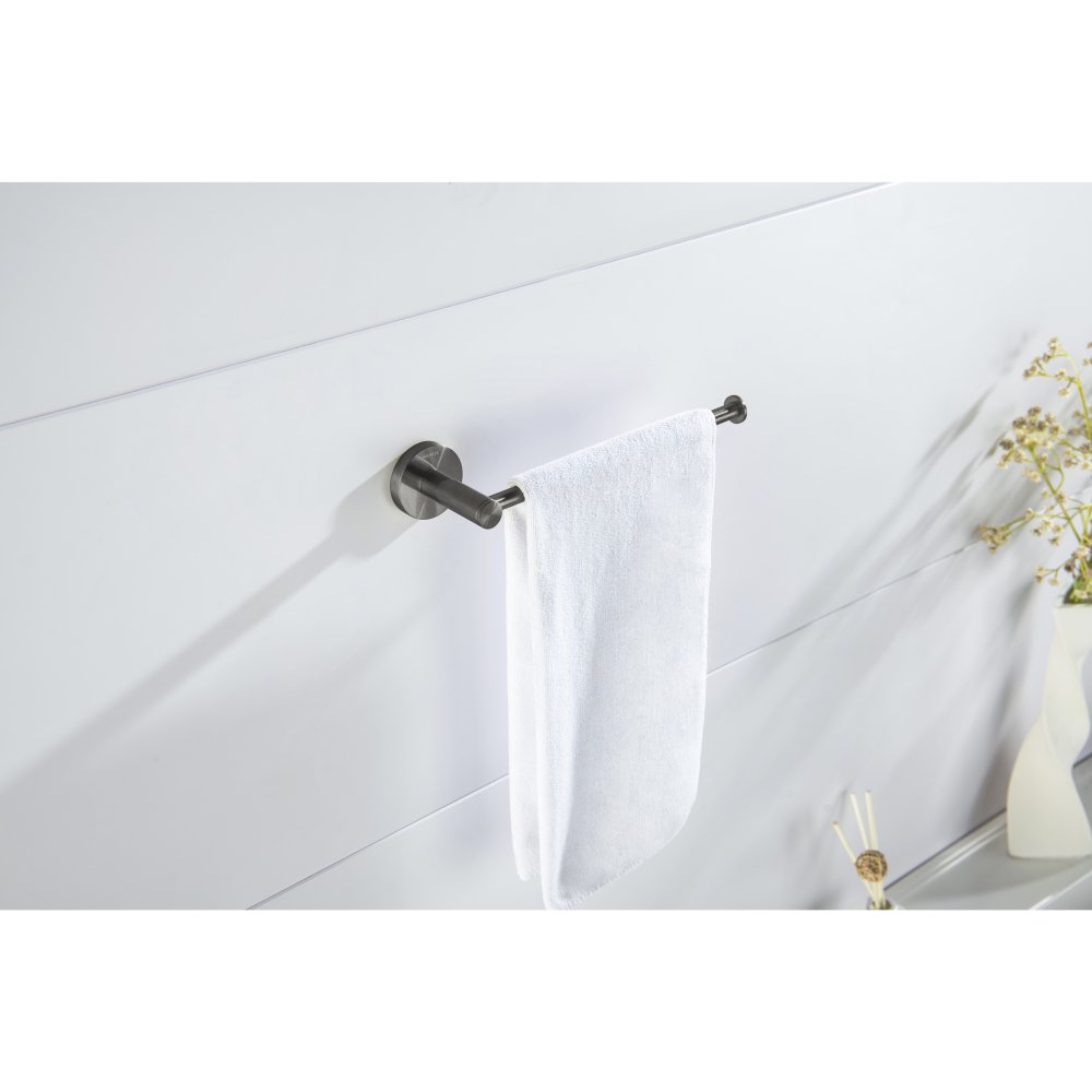 Полотенцедержатель Aquanet Europa оружейная сталь AQ4119BGM