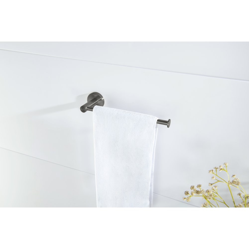 Полотенцедержатель Aquanet Europa оружейная сталь AQ4119BGM