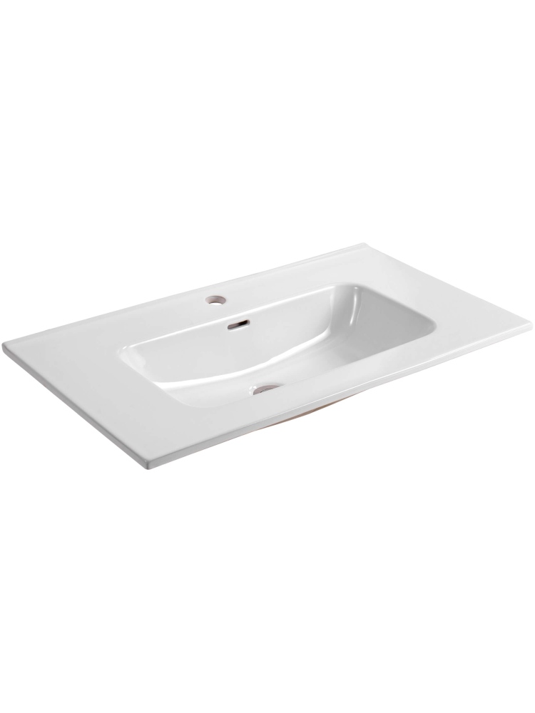 Комплект мебели для ванной AQUATON Либра 80 см тумба с раковиной AQ0480-00 серый туман/дуб давос AQ66080-DO-LG