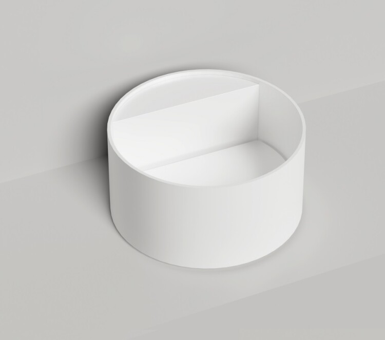 Раковина Salini Armonia Round Top 02 450x450x250 мм белая глянцевая 130412TG