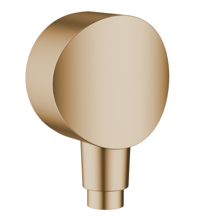 Шланговое подсоединение Hansgrohe FixFit E шлифованная бронза 26453140