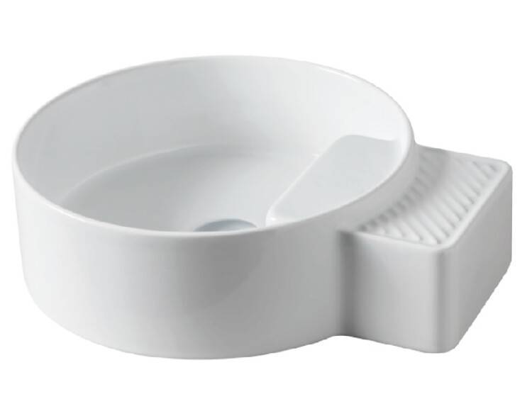 Раковина накладная Artceram Cartesio 440x360x125 мм розовый CAL004 33 99