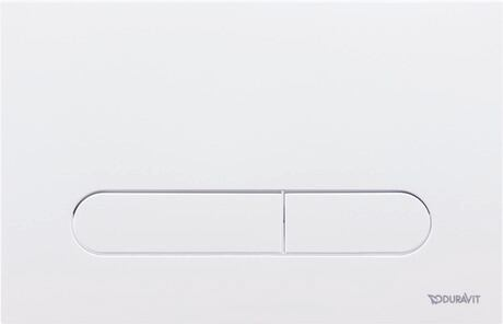 Клавиша смыва Duravit DuraSystem для унитаза 230х150.5 мм белый WD5009011000/WF5100011010