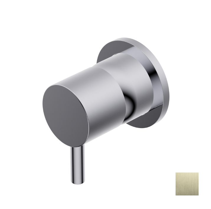 Встраиваемый смеситель для душа Ritmonio Diametro35 S на 1 выход цвет Brushed champagne PVD PR52FC201F46