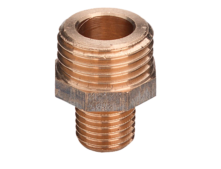 Ниппель редукционный Viega 1 1/4 x 3/4 бронза 458836
