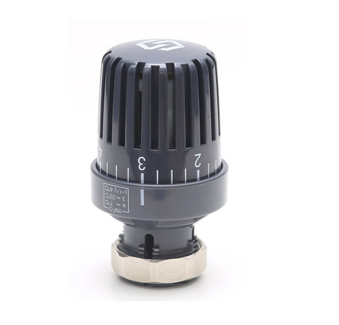 Термостатическая головка Stout Premium M30x1.5 с жидкостным датчиком графит TR55002