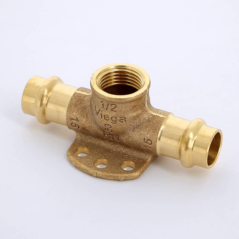 Тройник-водорозетка Viega Sanpress с SC-Contur 15 мм x 1/2 644864