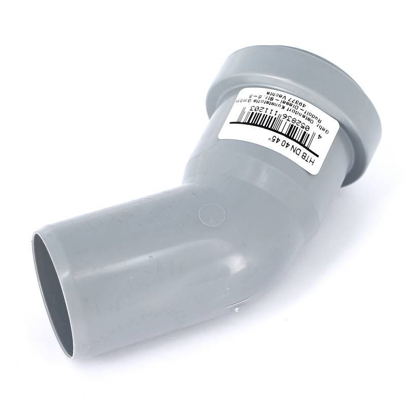 Отвод канализационный Ostendorf HTB 40х45° 111120