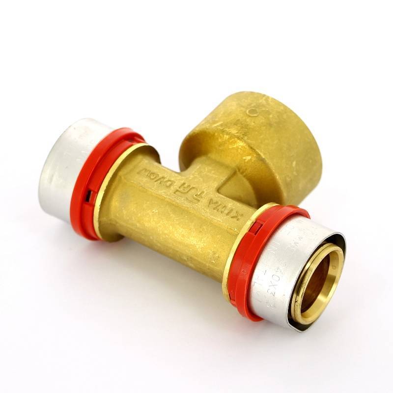 Тройник пресс Tiemme 40х1 1/4х40 1650112