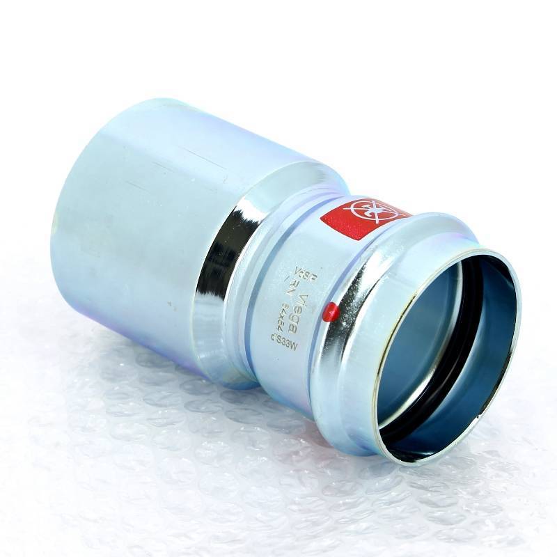 Муфта-вставка пресс из оцинкованной стали Viega Prestabo XL 64х54 мм 598105