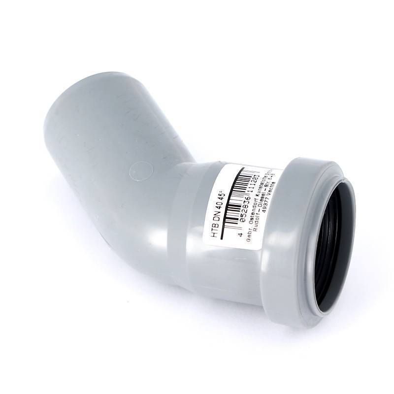 Отвод канализационный Ostendorf HTB 40х45° 111120