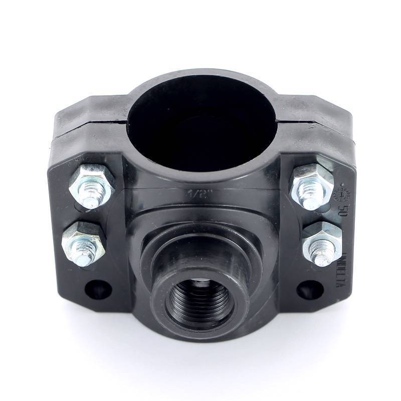 Седловая врезка Unidelta 50х1/2 4 болта для труб ПНД 1019050002