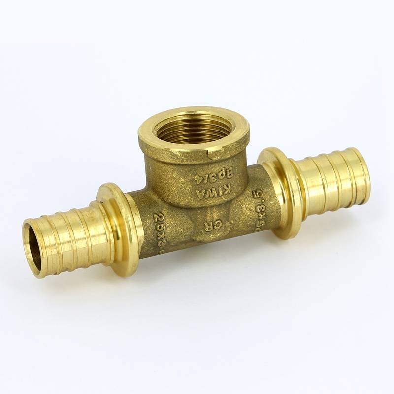 Тройник надвижной латунный REHAU RAUTITAN MX 25-3/4-25 ВР 258206