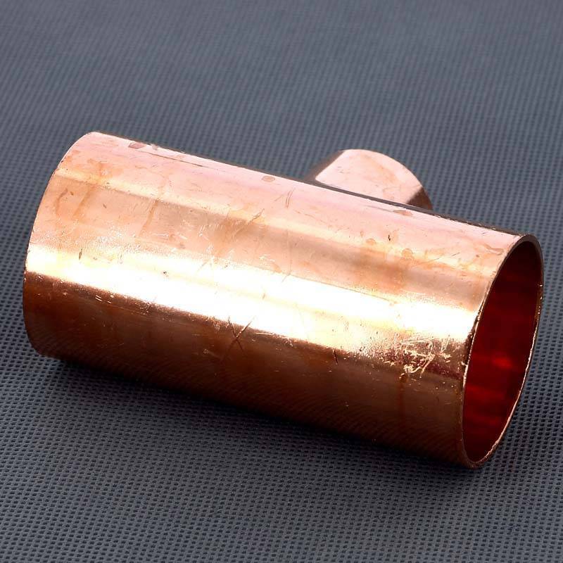 Тройник медный под пайку Viega 54х35х54 мм 117818