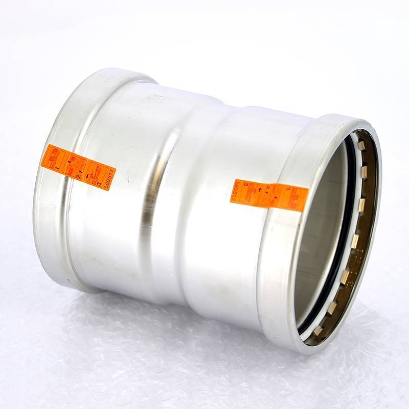 Муфта пресс Viega Sanpress Inox 108 мм нержавеющая сталь 482824