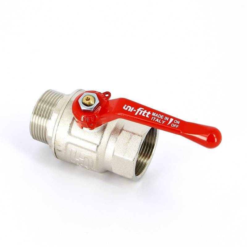 Кран шаровой Uni-Fitt полнопроходной НВ рычаг 1 1/4 111L5000