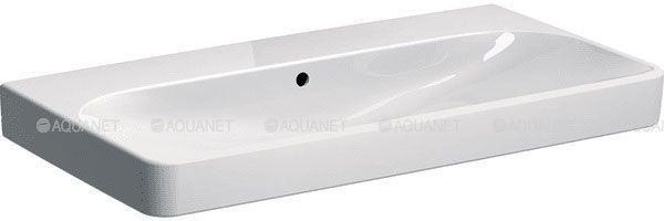 Раковина Geberit Smyle Square 90х48 см без отверстия под смеситель 500.250.01.1