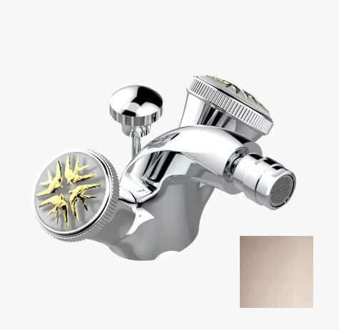 Смеситель для биде THG Hirondelles Gold stamped цвет Umber PVD A4LH663202