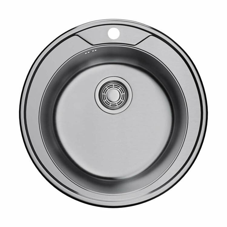 Кухонная мойка OMOIKIRI Asida 51 510x510 мм нержавеющая сталь 4993785