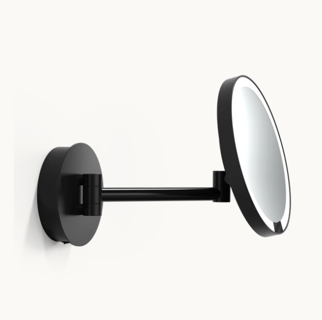 Косметическое зеркало Decor Walther JUST LOOK PLUS с подсветкой черный матовый 0125660