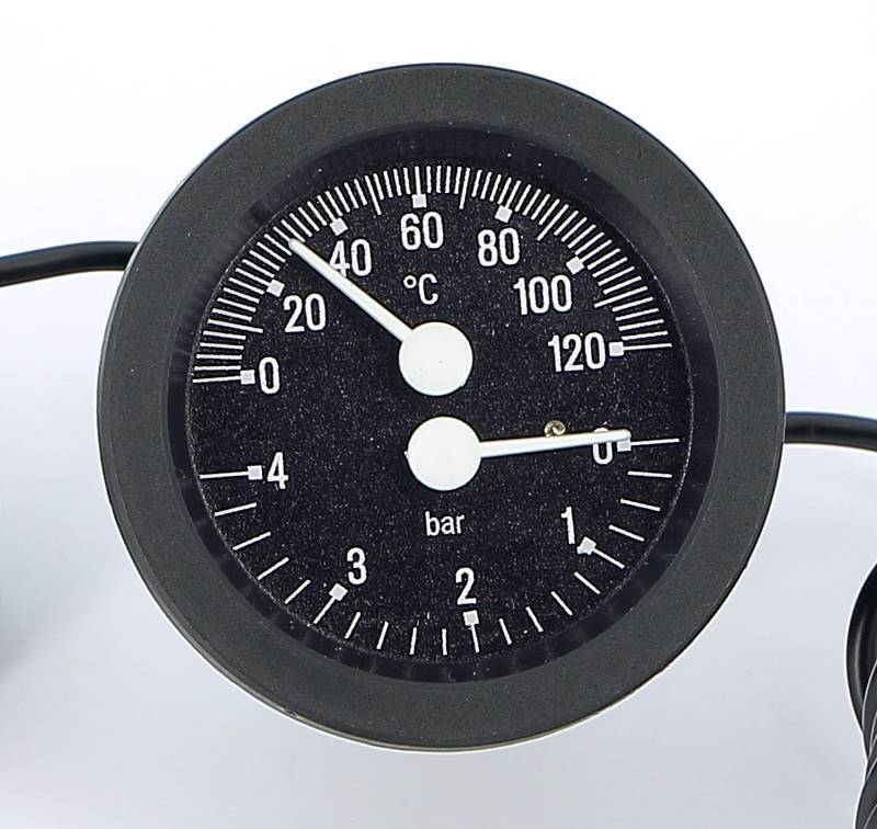 Термоманометр дистанционный Emmeti с капиллярной трубкой 1000 мм 4 бар 120 °C 00622052