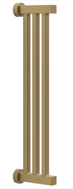 Электрический полотенцесушитель Сунержа Хорда 4.0 650x50 мм кабель с вилкой золотой шелк 32-0834-0600