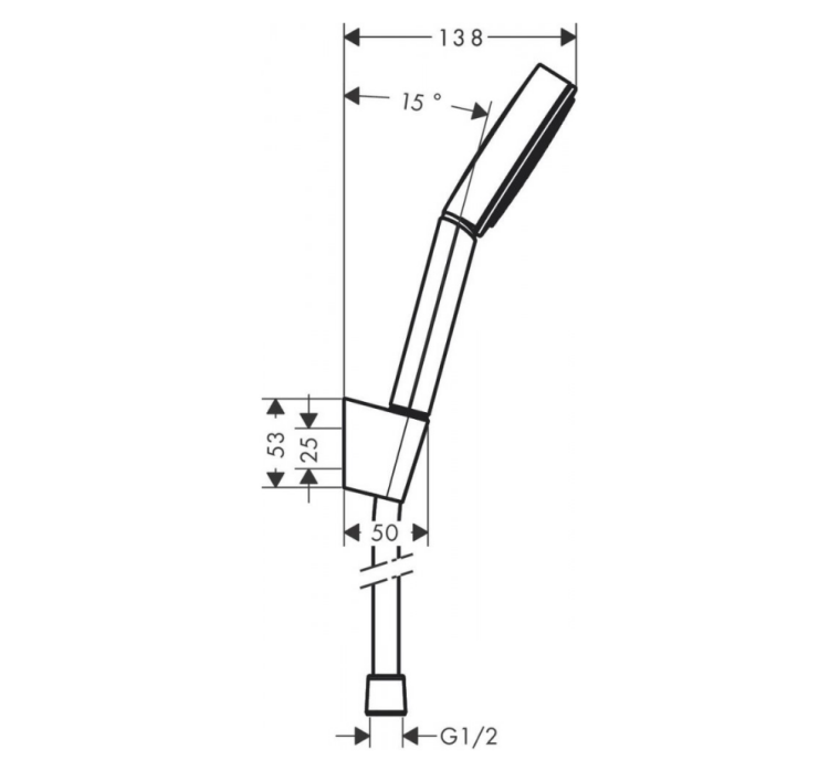 Душевой набор Hansgrohe Pulsify Select S 105 3jet Relaxation шланг 160 см белый матовый 24303700