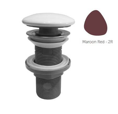 Донный клапан ISVEA Complementaries для раковины бордовый матовый 38TP0169I