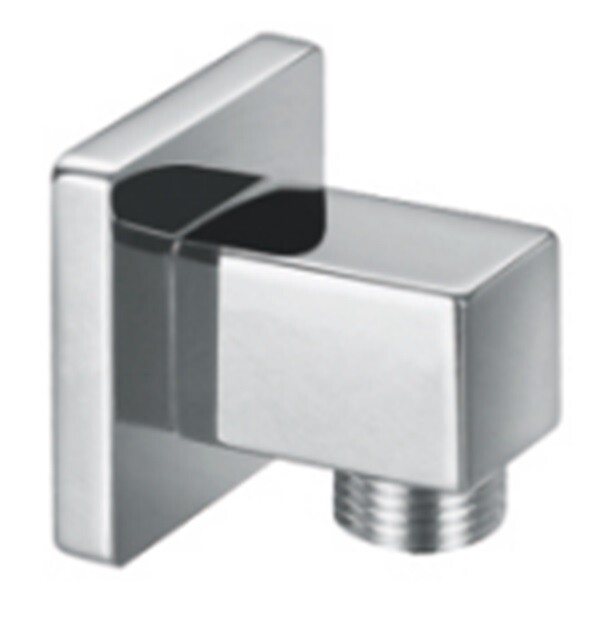 Шланговое подсоединение Splendy квадратное без держателя черный матовый AA215NSLBM