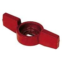 Ручка-бабочка General Fittings красная 3/8-1/2 P31FRY002