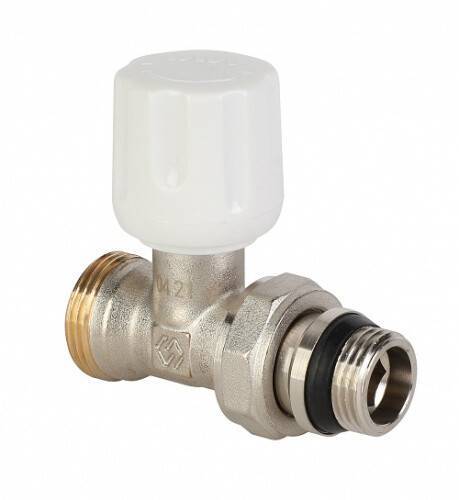 Вентиль радиаторный ручной прямой MVI Premium 1/2 x 3/4 EK с самоуплотняющимся кольцом TR.214.04