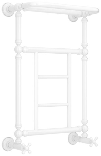 Полотенцесушитель водяной Сунержа Ренессанс 1452 660x400 мм нижнее подключение белый 12-0282-6640