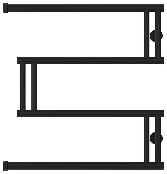 Полотенцесушитель водяной Сунержа High-Tech 600x600 мм матовый черный 31-0050-6060