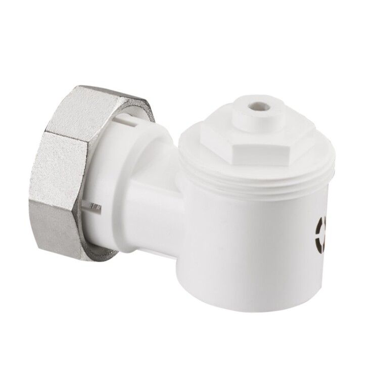 Адаптер угловой Oventrop M 30 x 1,5 белый 1011450